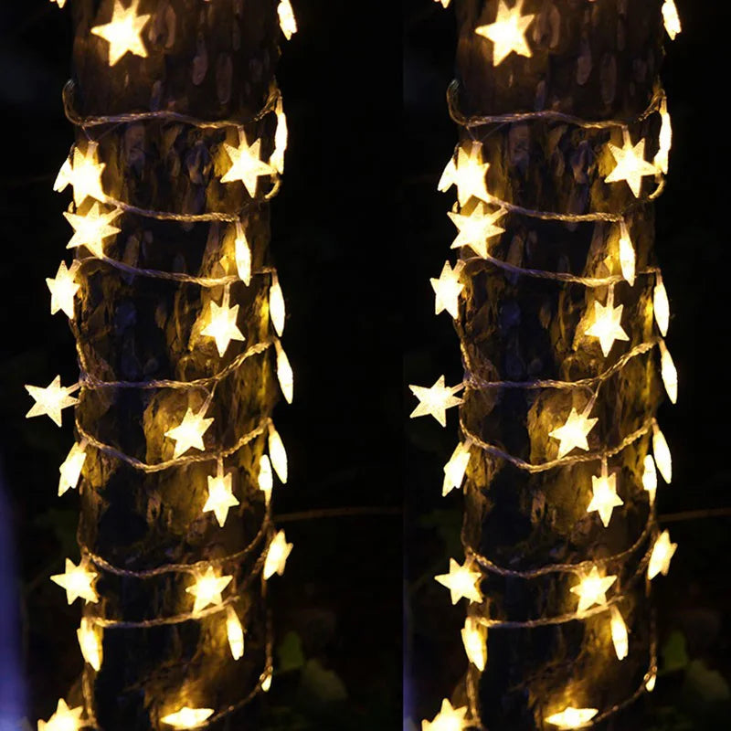1.5m/3m/6m/10m LED Star String Lights