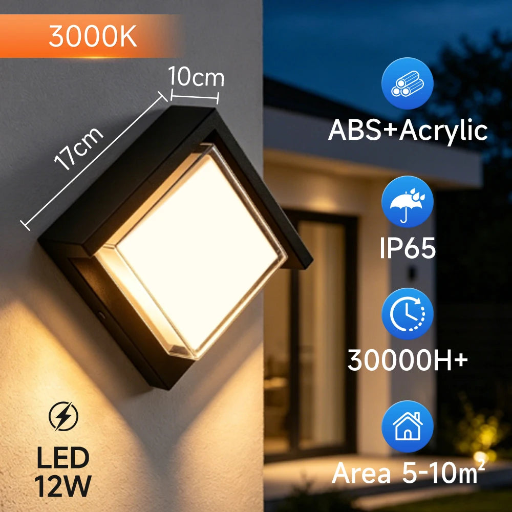 LED Energy Saving Outdoor Wall Light