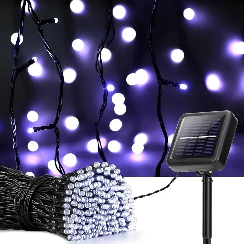 5M-32M LED Solar Powered Outdoor Christmas Fairy Lights
