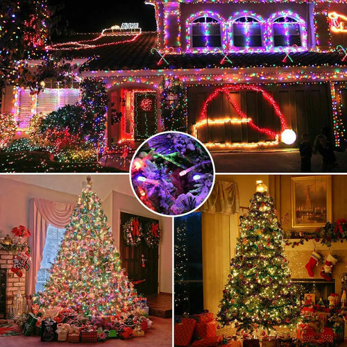 5M-32M LED Solar Powered Outdoor Christmas Fairy Lights
