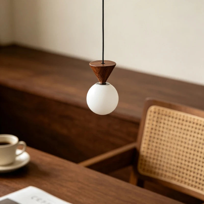 Nordic Iron Glass Small Suspension Chandelier