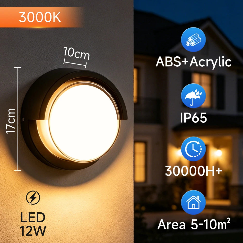 LED Energy Saving Outdoor Wall Light