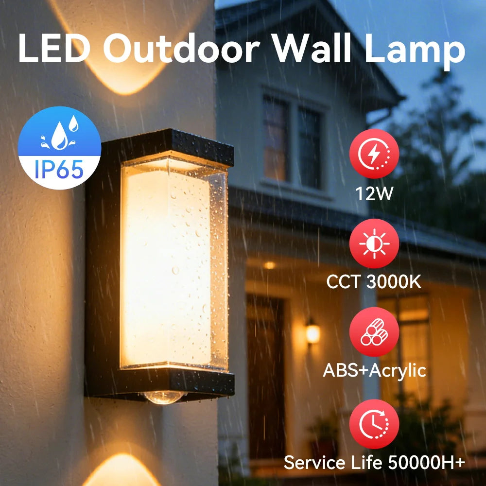 LED Energy Saving Outdoor Wall Light