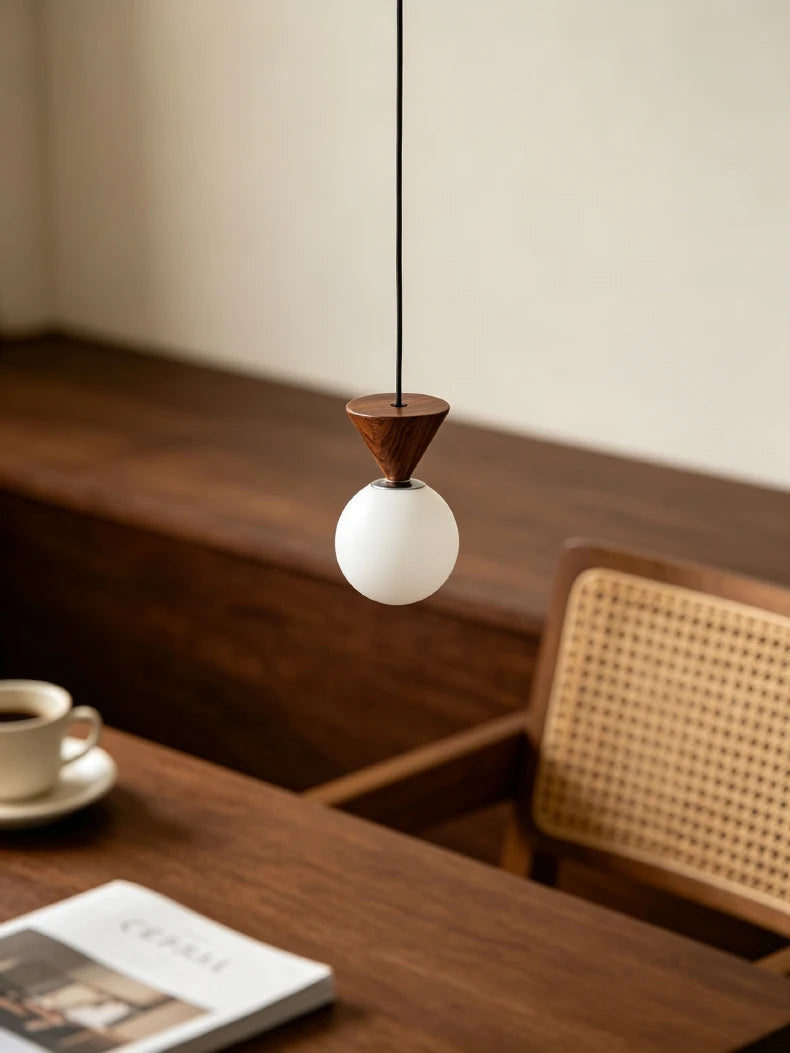 Nordic Iron Glass Small Suspension Chandelier