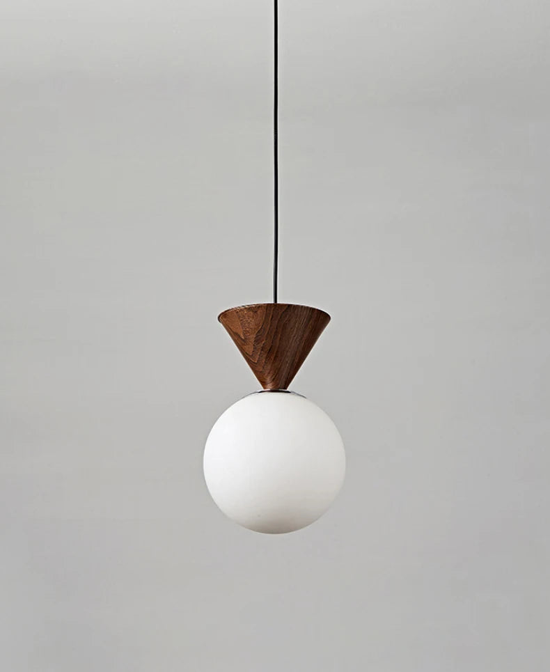 Nordic Iron Glass Small Suspension Chandelier