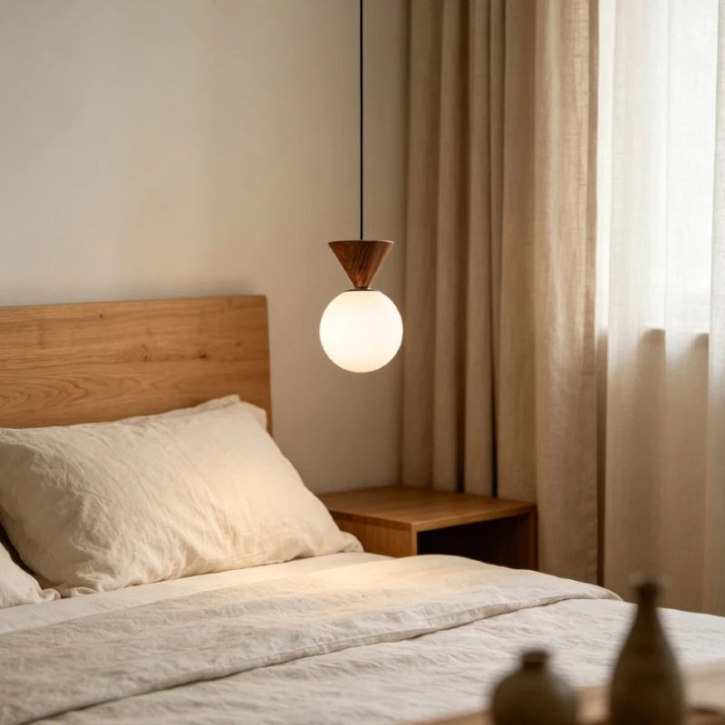 Nordic Iron Glass Small Suspension Chandelier