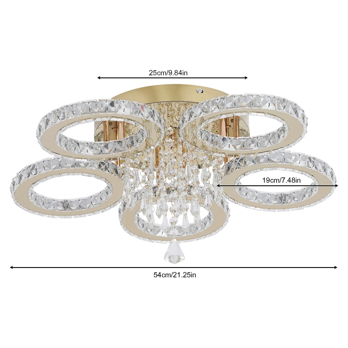 LED Luxury Crystal Chandelier