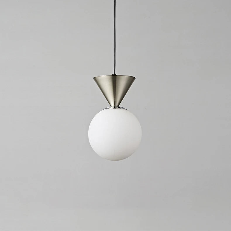 Nordic Iron Glass Small Suspension Chandelier