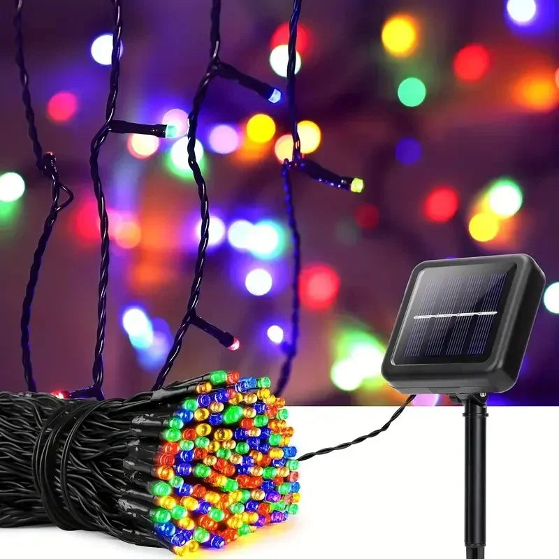 5M-32M LED Solar Powered Outdoor Christmas Fairy Lights