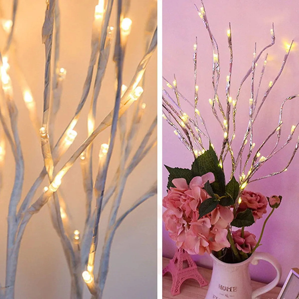 White Birch Branch Light LED