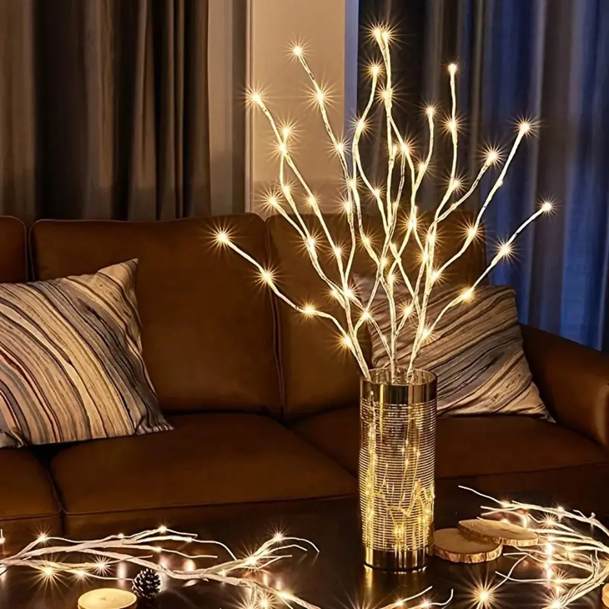 White Birch Branch Light LED