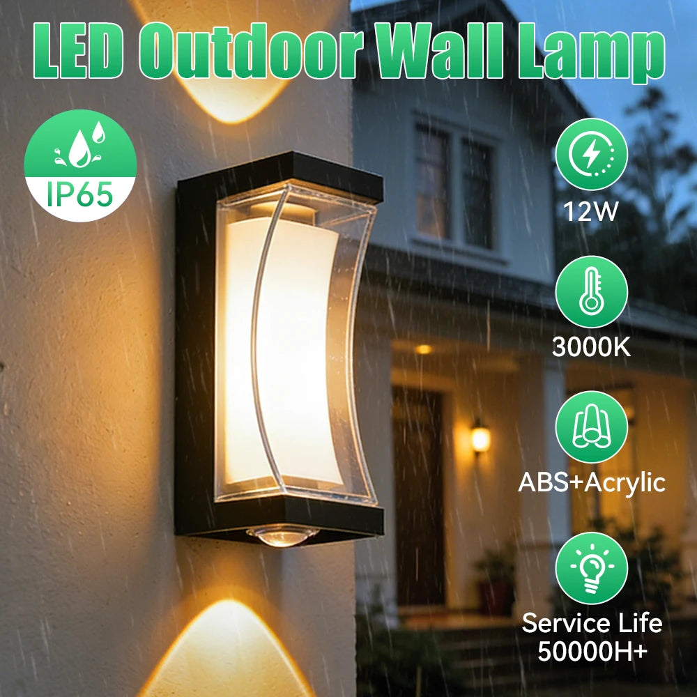 LED Energy Saving Outdoor Wall Light