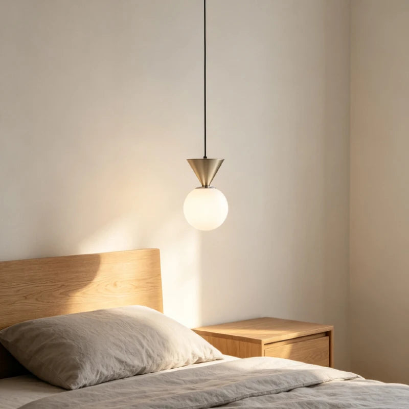 Nordic Iron Glass Small Suspension Chandelier
